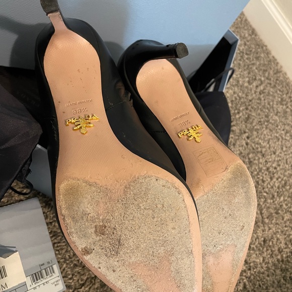 EUC PRADA ankle stiletto bootie - Picture 5 of 5